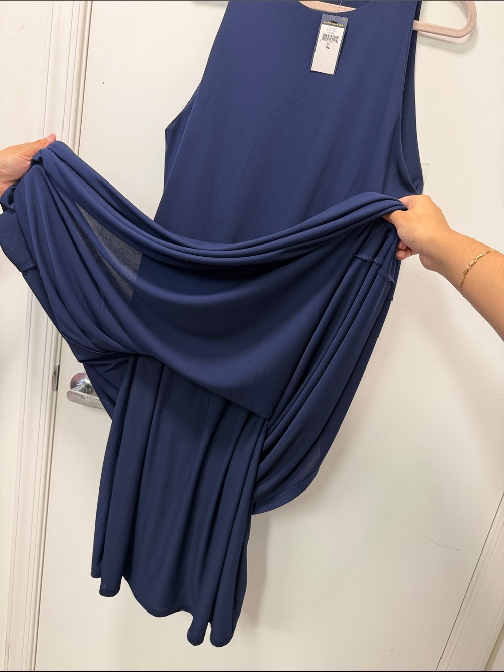 POLI BY RALPH LAUREN NAVY MAXI DRESS! - Picture 5 of 7